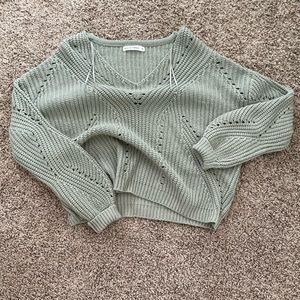Sage green sweater S